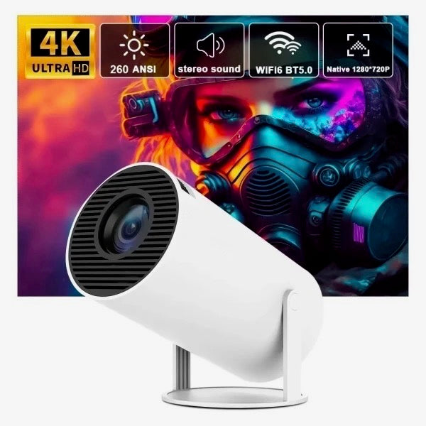 Fluxly 4k Ultra HD HyperDef Projector